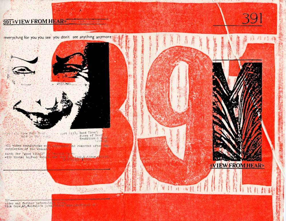 391: View From Hear, VHS cassette video cover.